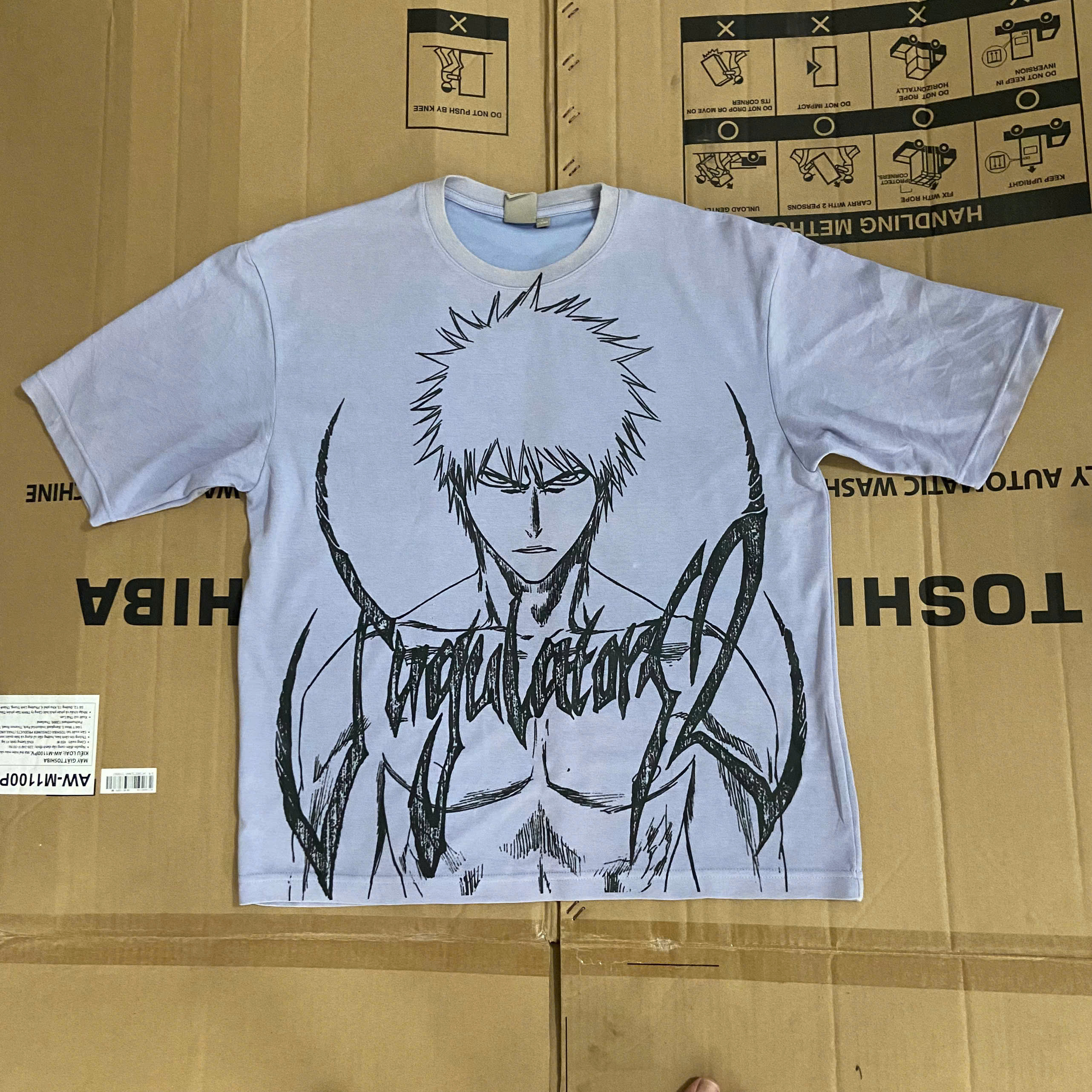 BLEACH BLUE BOXY L 65X58